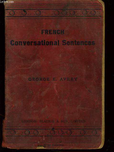 FRENCH CONVERSATIONAL SENTENCES
