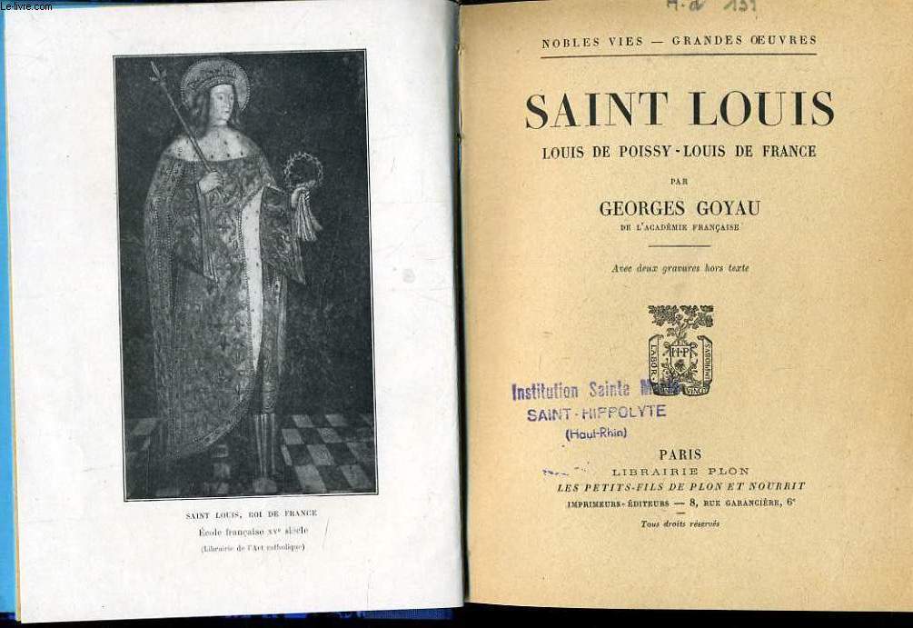 SAINT LOUIS - Louis de Poissy - Louis de France