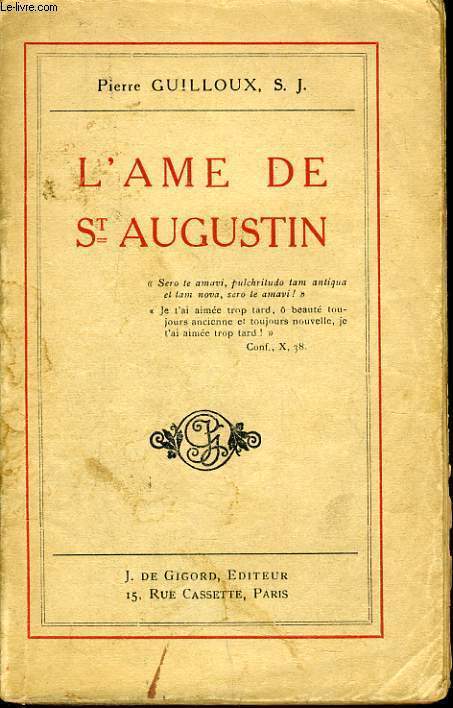 L'AME DE ST AUGUSTIN