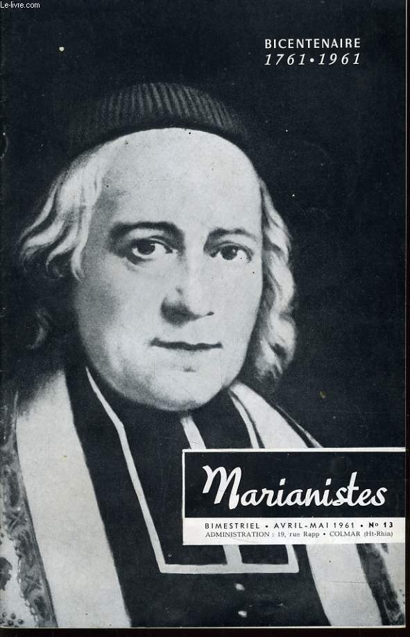 MARIANISTES n13 : Bicentenaire 1961 - 1961