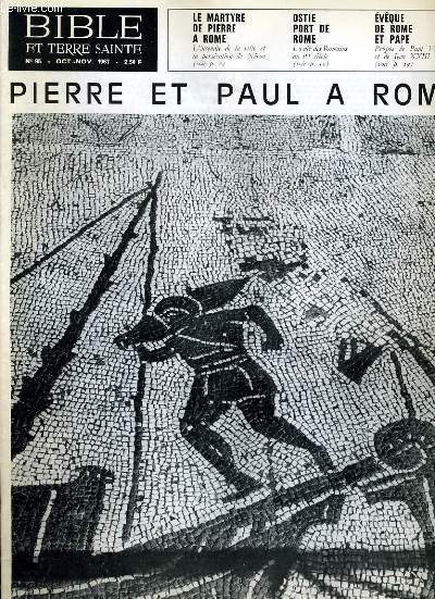 BIBLE ET TERRE SAINTE N95 : PIERRE ET PAUL A ROME