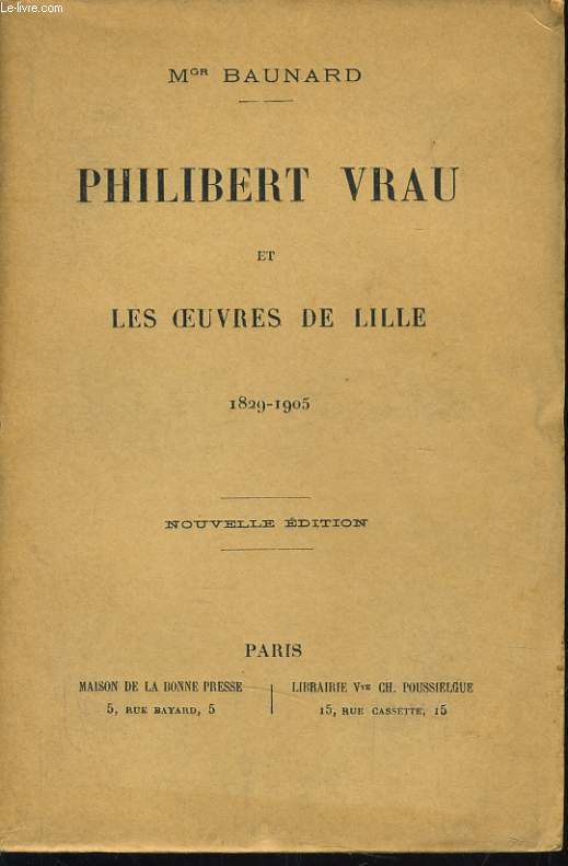 PHILIBERT VRAU ET LES OEUVRES DE LILLE 1829-195