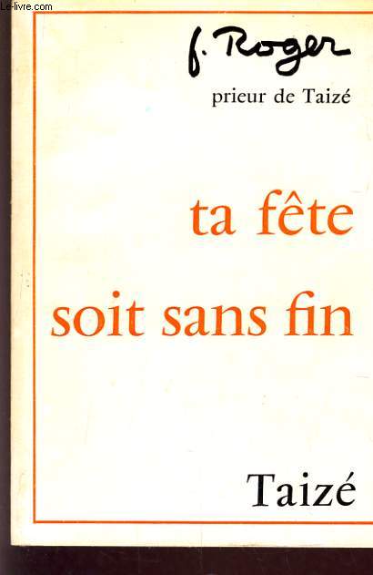 TA FTE SOIT SANS FIN - JOURNAL 1969-1970