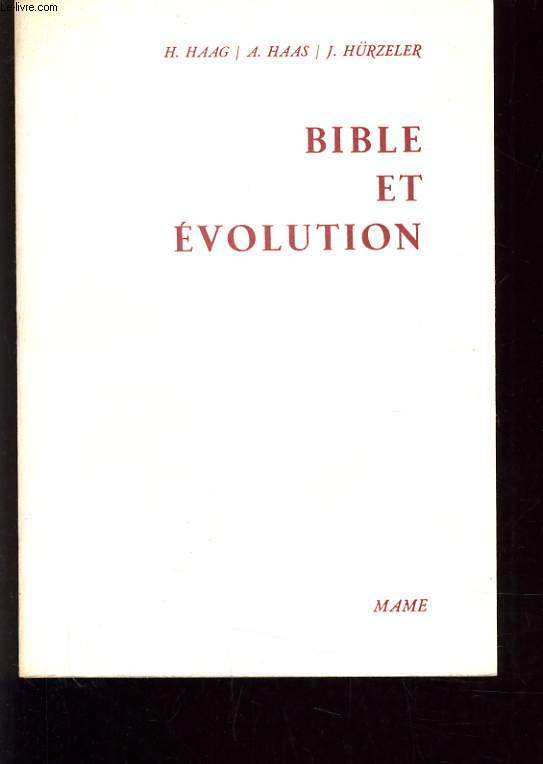 BIBLE ET EVOLUTION