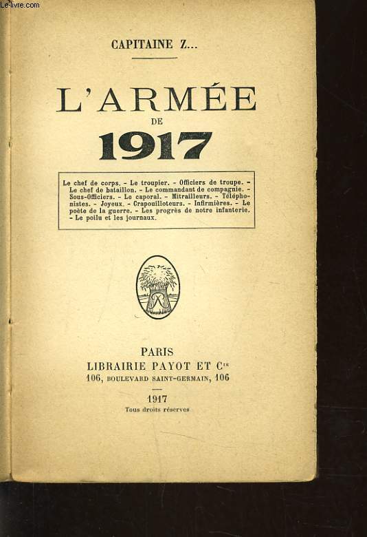 L'ARMEE DE 1917