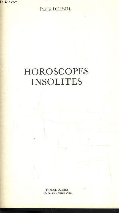 HOROSCOPES INSOLITES.