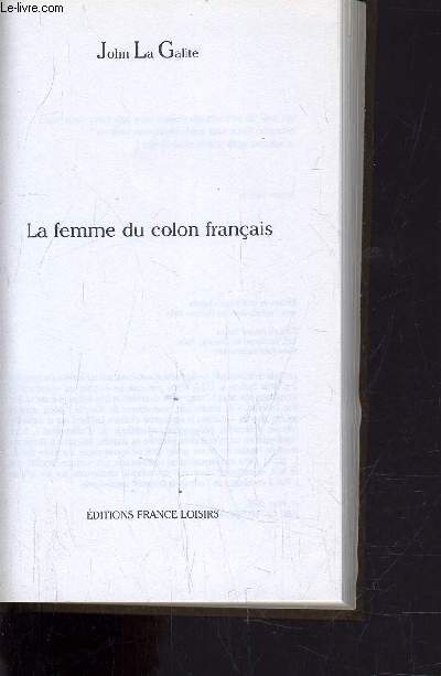 LA FEMME DU COLON FRANCAIS.