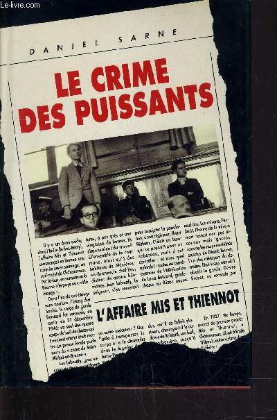 LE CRIME DES PUISSANTS.