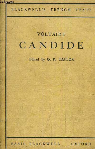 VOLTAIRE CANDIDE.