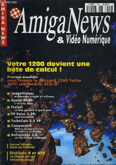AMIGA NEWS ET VIDEO NUMERIQUE - MARS 1996 N88.