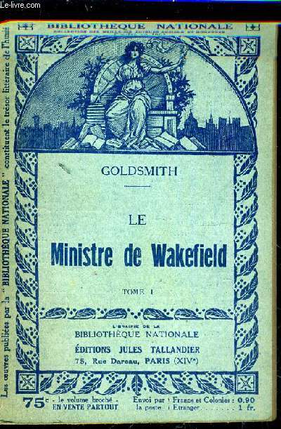 LE MINISTRE DE WAKEFIELD - TOME 1.