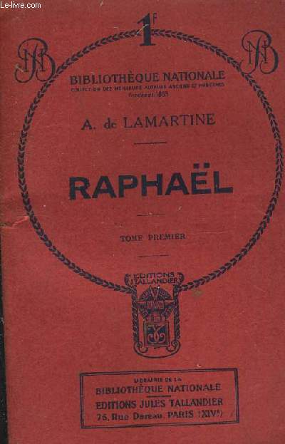 RAPHAEL - TOME PREMIER.