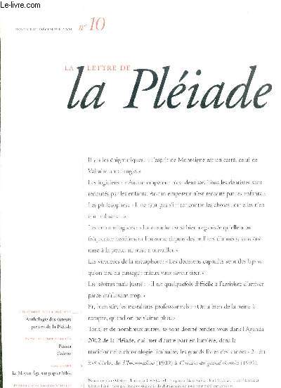 LA LETTRE DE LA PLEIADE N10 NOVEMBRE DECEMBRE 2001.