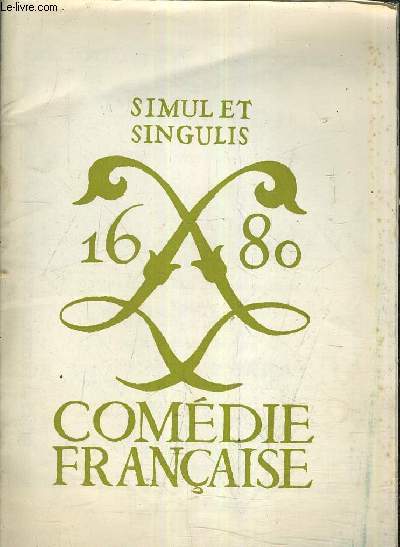 1680 COMEDIE FRANCAISE.
