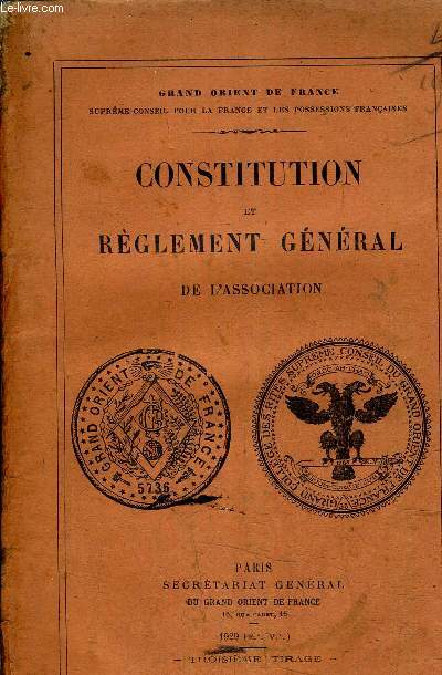 CONSTITUTION ET REGLEMENT GENERAL DE L'ASSOCIATION.