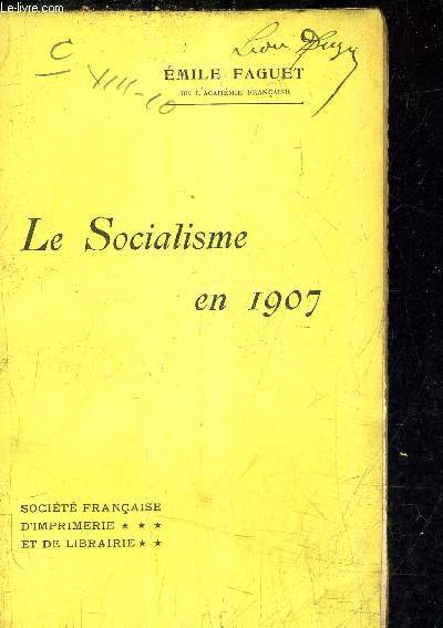 LE SOCIALISME EN 1907.