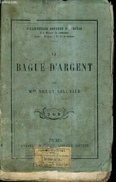 LA BAGUE D'ARGENT / CROQUIS DE MOEURS SAINTONGEAISES.