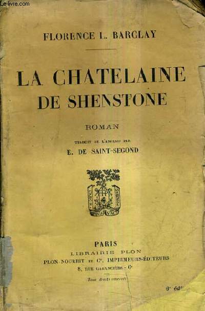 LA CHATELAINE DE SHENSTONE.