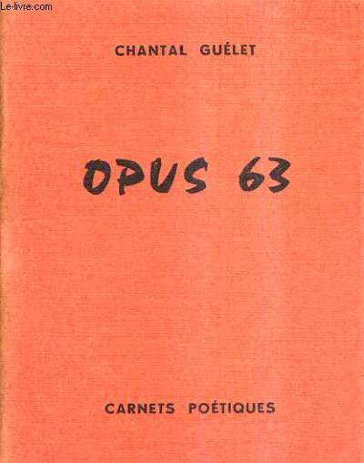 OPUS 63.