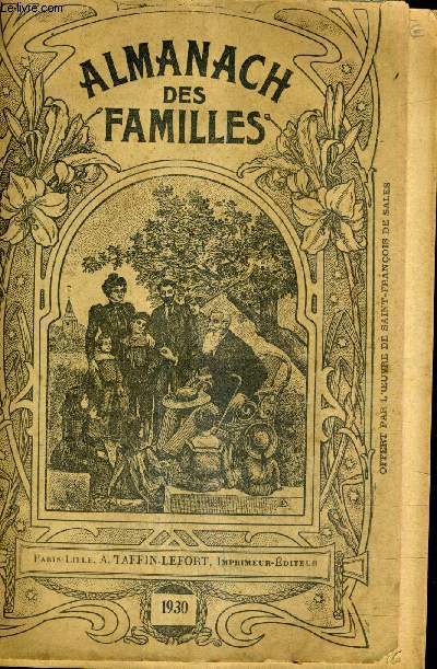 ALMANACH ILLUSTRE DES FAMILLES - 1930.