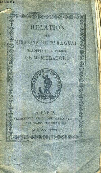 RELATION DES MISSIONS DU PARAGUAI .
