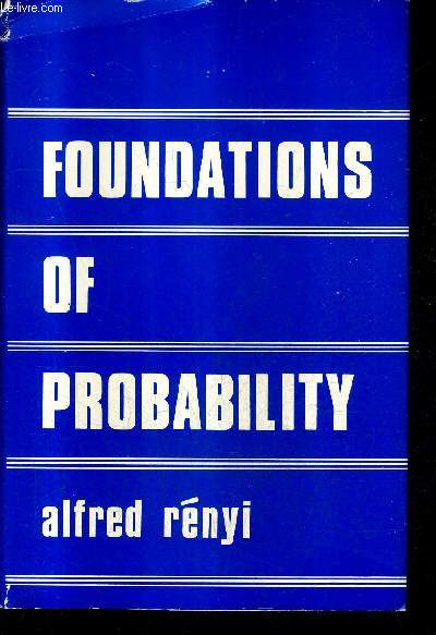 FOUNDATIONS OF PROBABILITY.