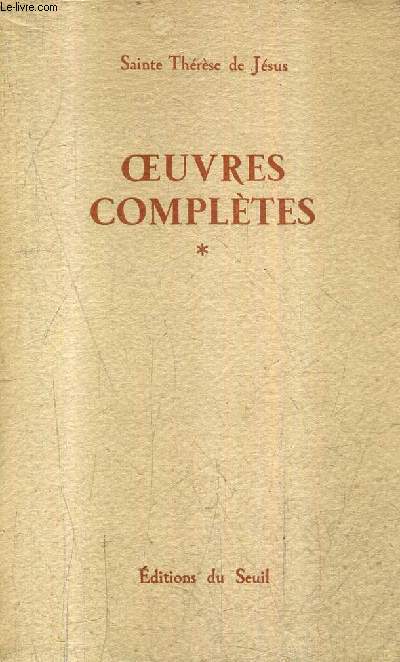 OEUVRES COMPLETES - TOME 1.