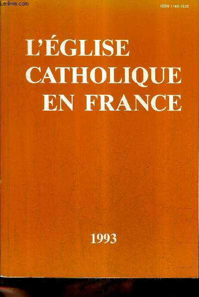 L'EGLISE CATHOLIQUE EN FRANCE .