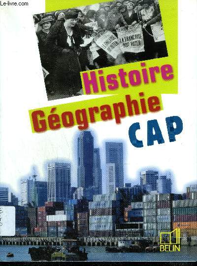 HISTOIRE GEOGRAPHIE CAP