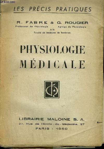 PHYSIOLOGIE MEDICALE