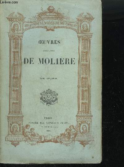 OEUVRES COMPLETES DE MOLIERE TOME 2/4/5