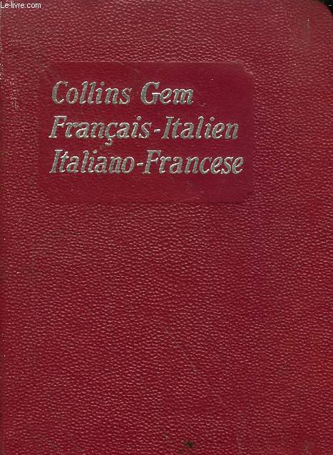 FRANCAIS-ITALIEN / ITALIANO-FRANCESE