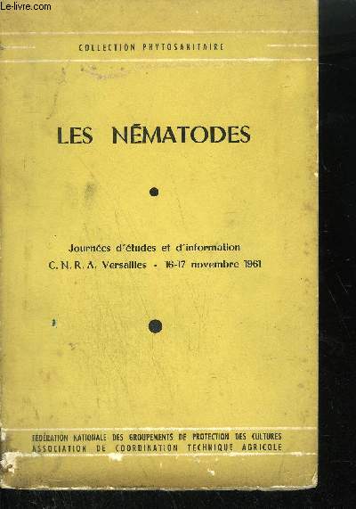 LES NEMATODES / COLLECTION PHYTOSANITAIRE