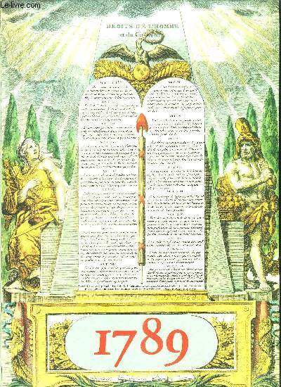 1789 AVEC LA COLLABORATION DU CABINET DES ESTAMPES DE LA BIBLIOTHEQUE NATIONALE / COLLECTION BANQUE NATIONALE DE PARIS