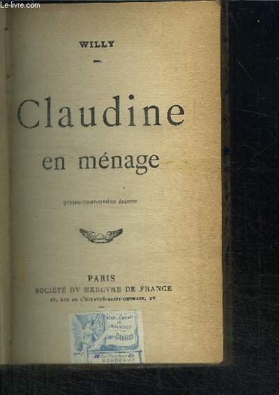 CLAUDINE EN MENAGE / 86e edition
