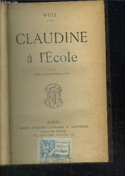 CLAUDINE A L'ECOLE / 78e EDITION
