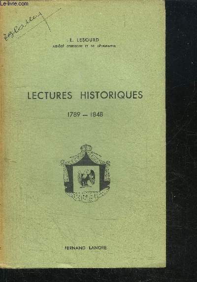 LECTURES HISTORIQUES 1789-1848