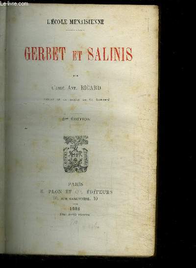 GERBET ET SALINIS / 2e EDITION