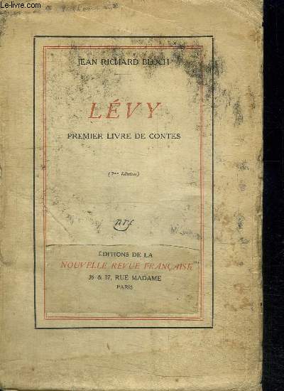 LEVY - PREMIER LIVRE DE CONTES - 2e EDITION