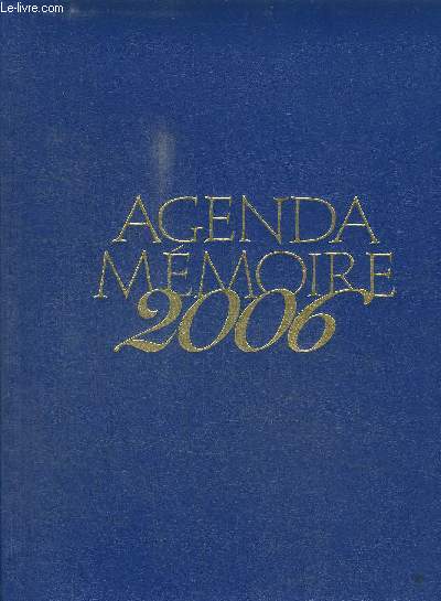 AGENDA MEMOIRE 2006