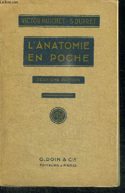 L'ANATOMIE EN POCHE / 2e EDITION