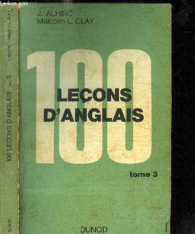 100 LECONS D'ANGLAIS - TOME 3