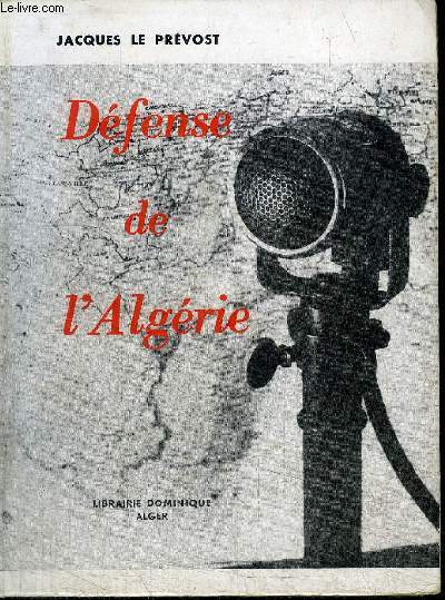 DEFENSE DE L'ALGERIE
