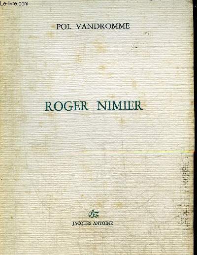 ROGER NIMIER.