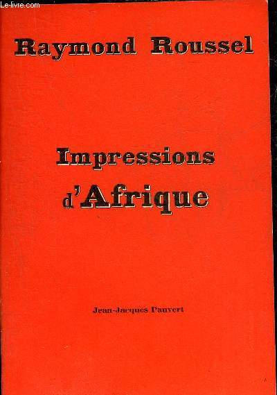 IMPRESSIONS D'AFRIQUE.