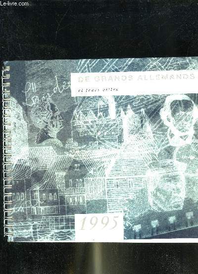 AGENDA 1995 - DE GRANDS ALLEMANDS ET LEURS VILLES.