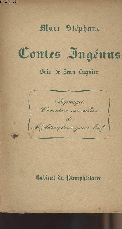 Contes Ingnus - Bois de Jean Lugnier
