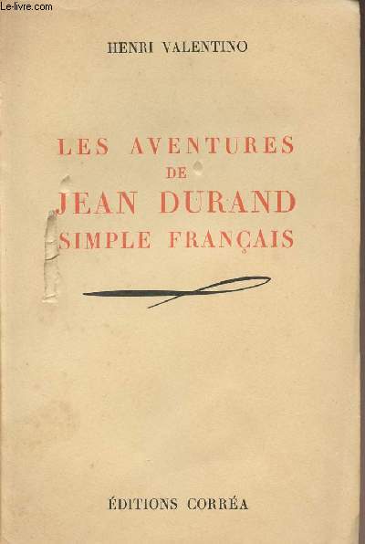 Les aventures de Jean Durand simple franais