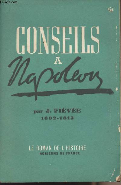 Conseils  Napolon (1802-1813) - collection 