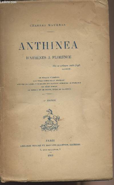 Anthinea D'Athnes  Florence